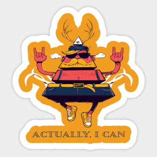 actually i can Sticker